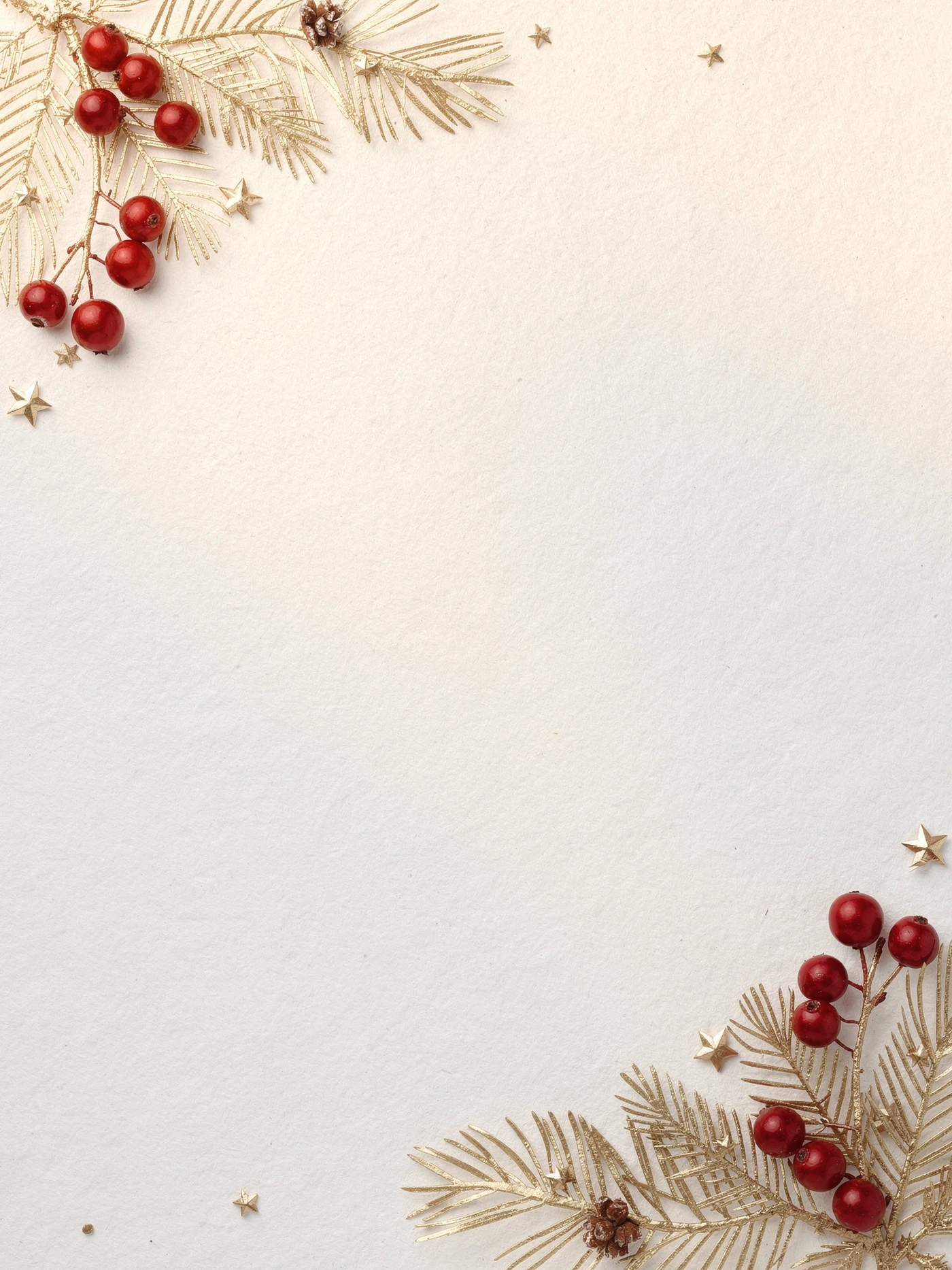 Christmas — a free neutral christmas invitation template on InviteDrop