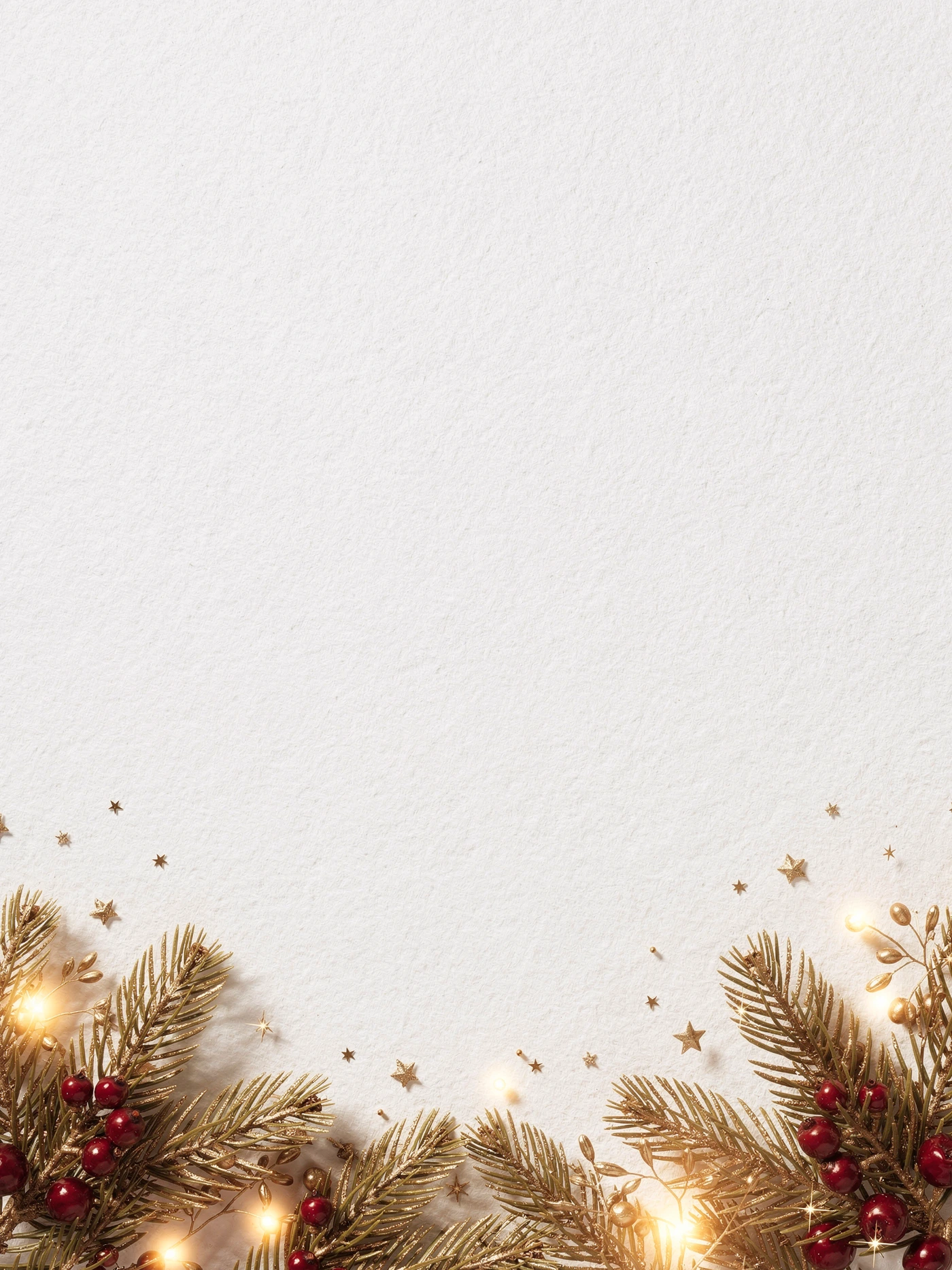 Christmas — a free neutral christmas invitation template on InviteDrop