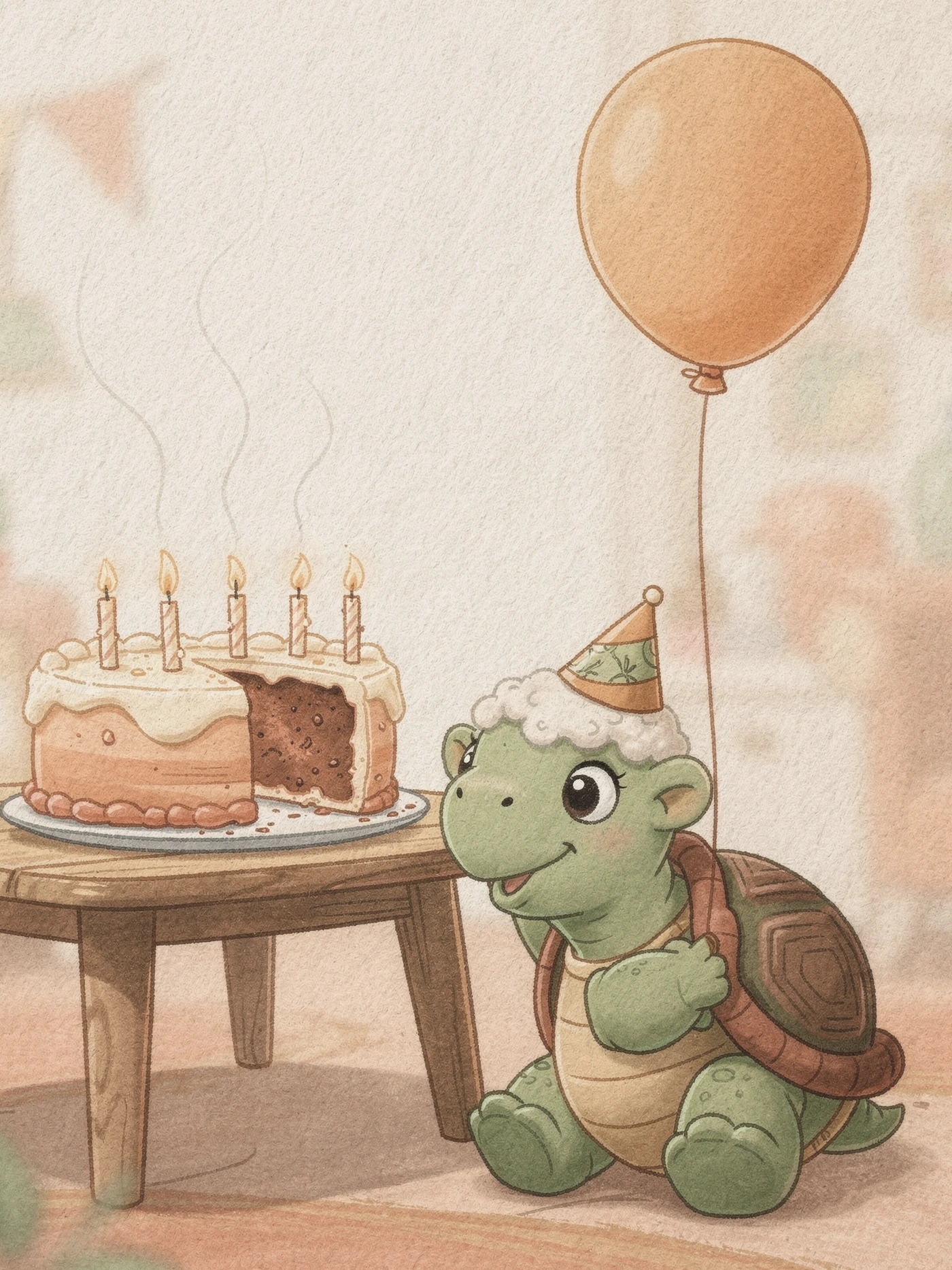 Belated Birthday — 01 Cute Animal belated birthday invitation template
