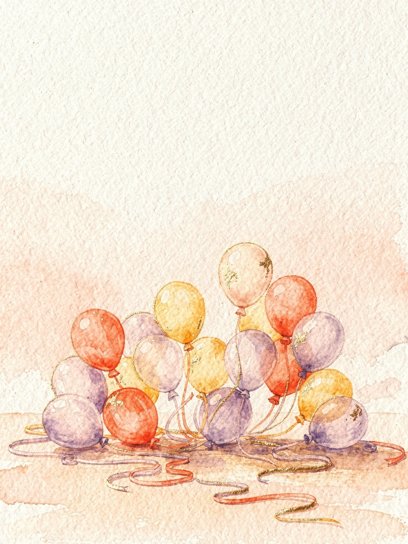 Belated Birthday — 04 Watercolor belated birthday invitation template