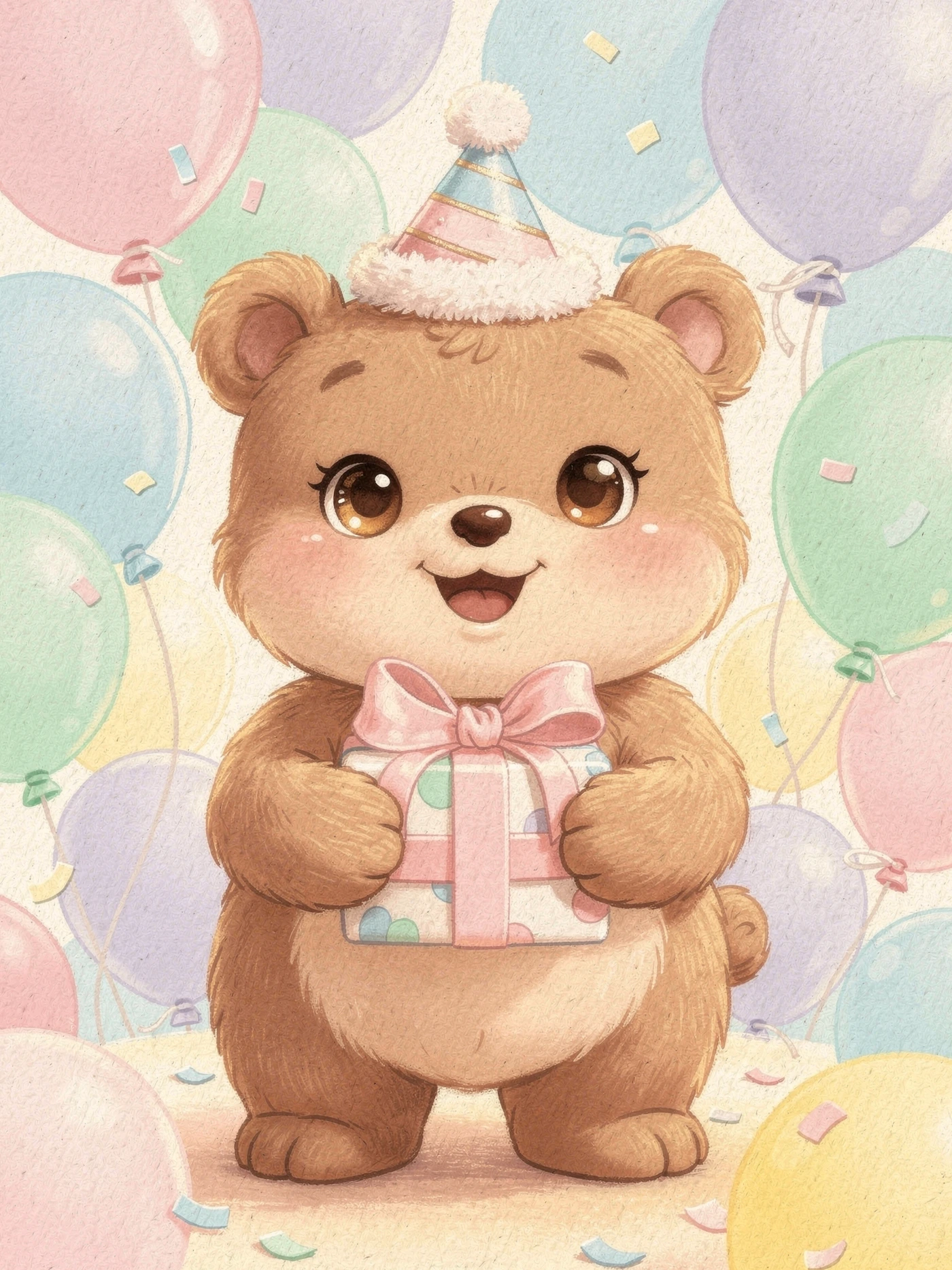 Birthday — 01 Cute Animal — a free orange birthday invitation template on InviteDrop