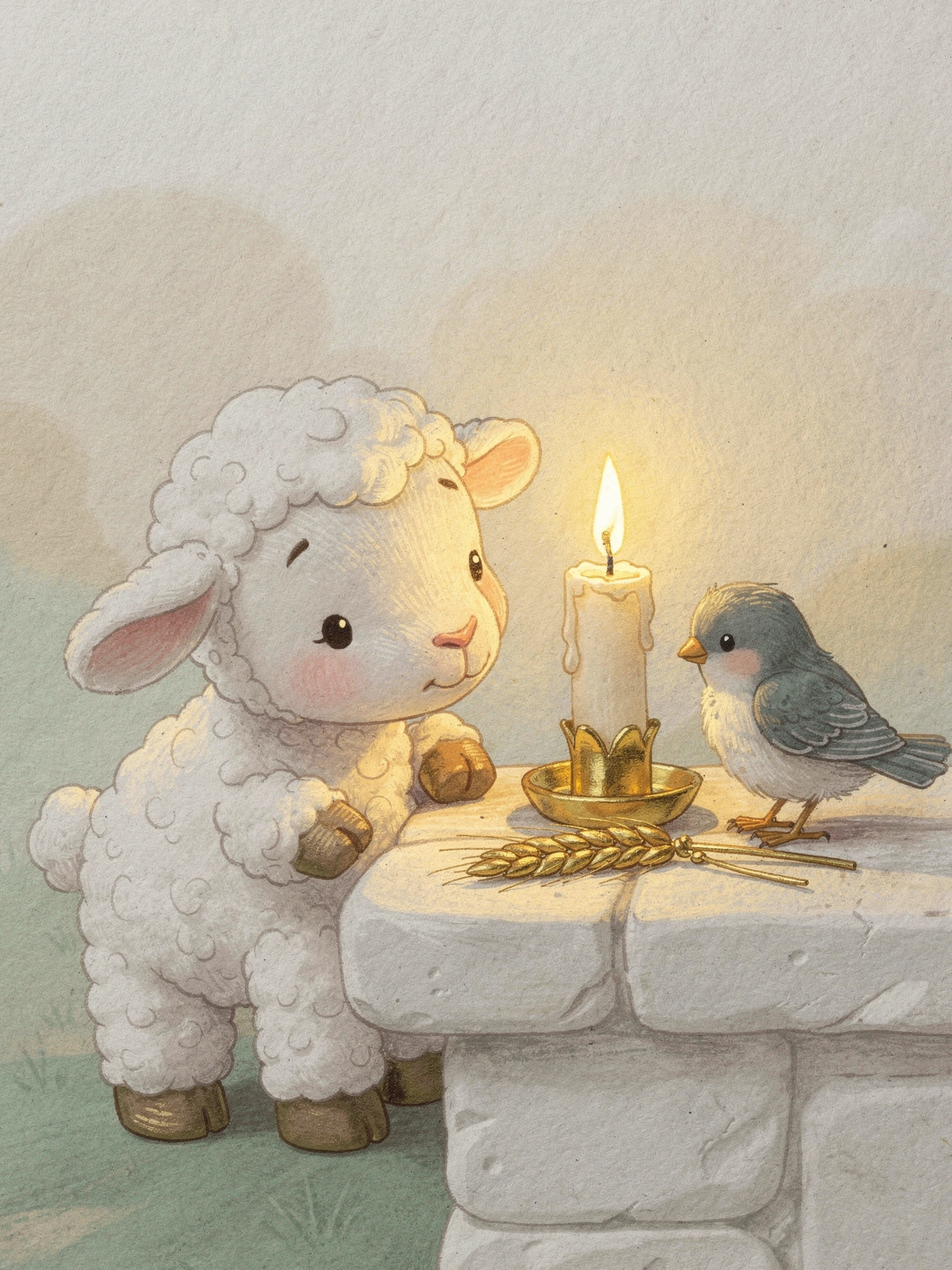 First Holy Communion — 04 Cute Animal first communion invitation template