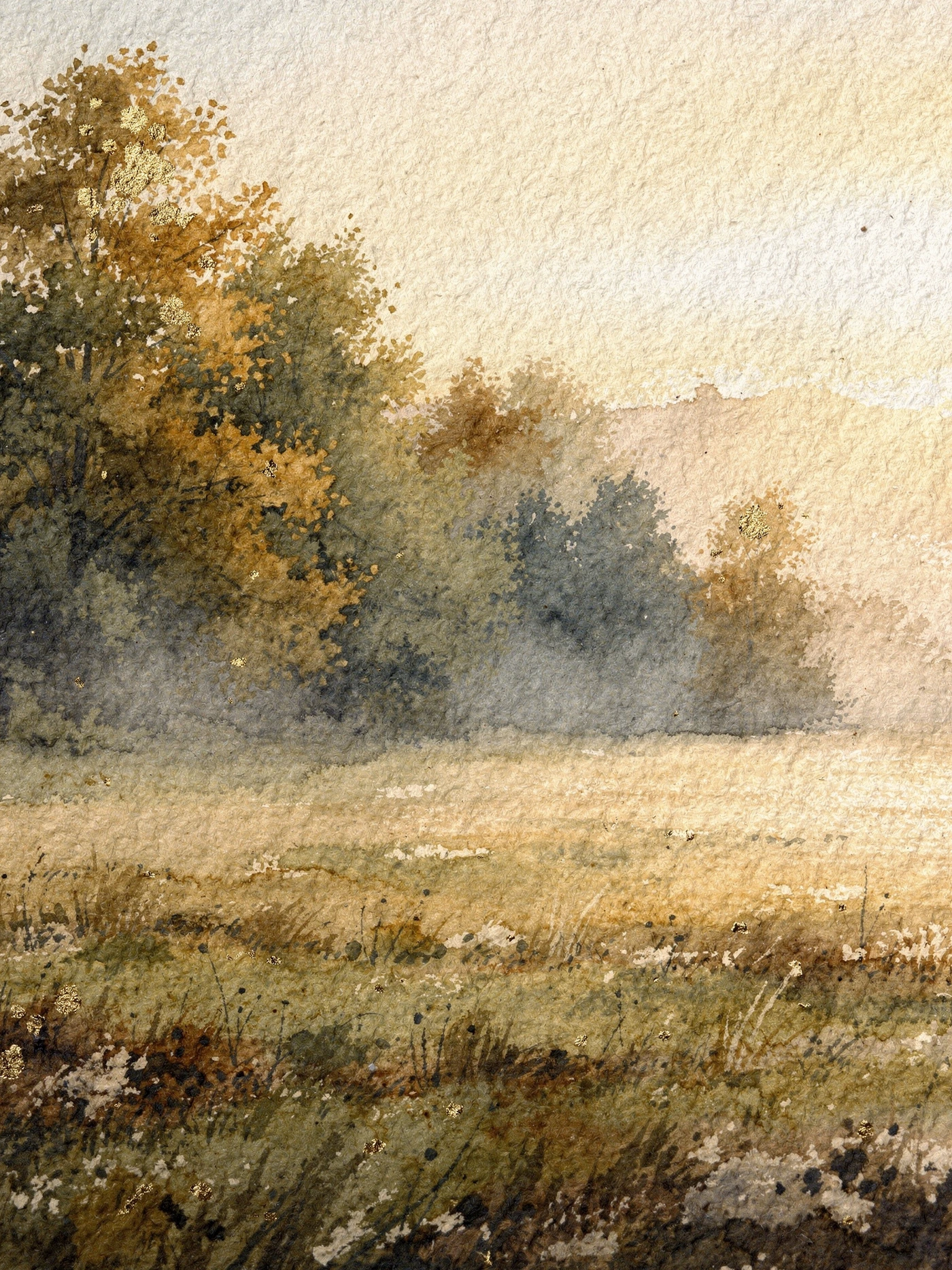 Fall — 04 Watercolor fall invitation template