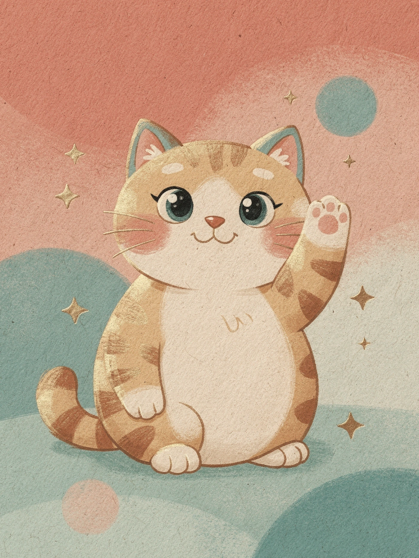 Good Luck — 16 Cat good luck invitation template