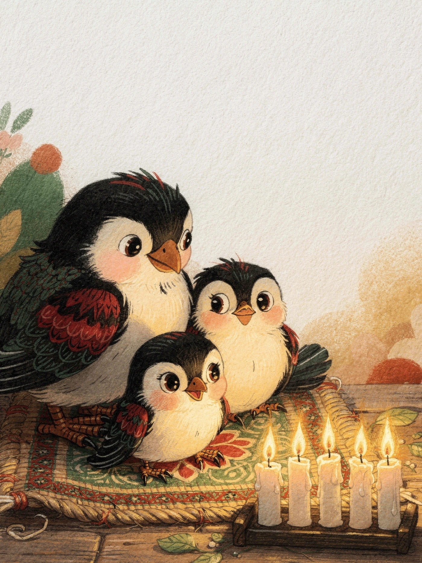 Kwanzaa — 01 Cute Animal kwanzaa invitation template