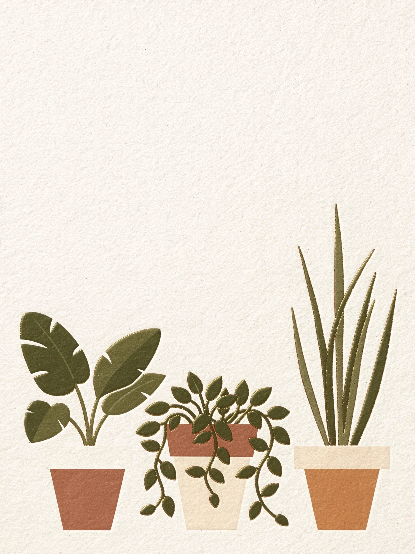 Welcome Home — 13 Plants new home invitation template