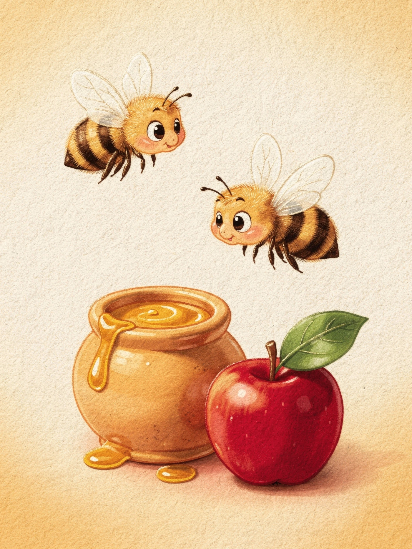Shana Tova — 01 Cute Animal rosh hashanah invitation template