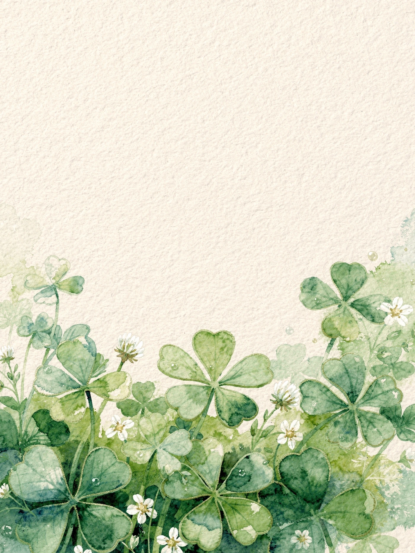 St. Patrick's Day — 03 Watercolor st patricks invitation template
