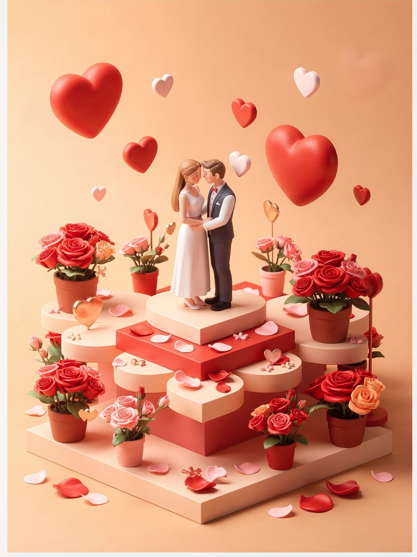 Love — Isometric 16 love invitation template