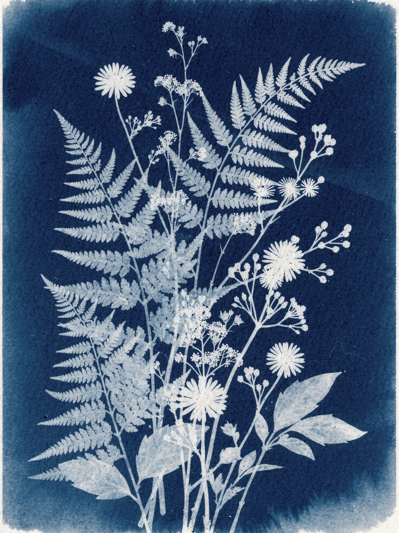 Thank You — Cyanotype 11 military invitation template