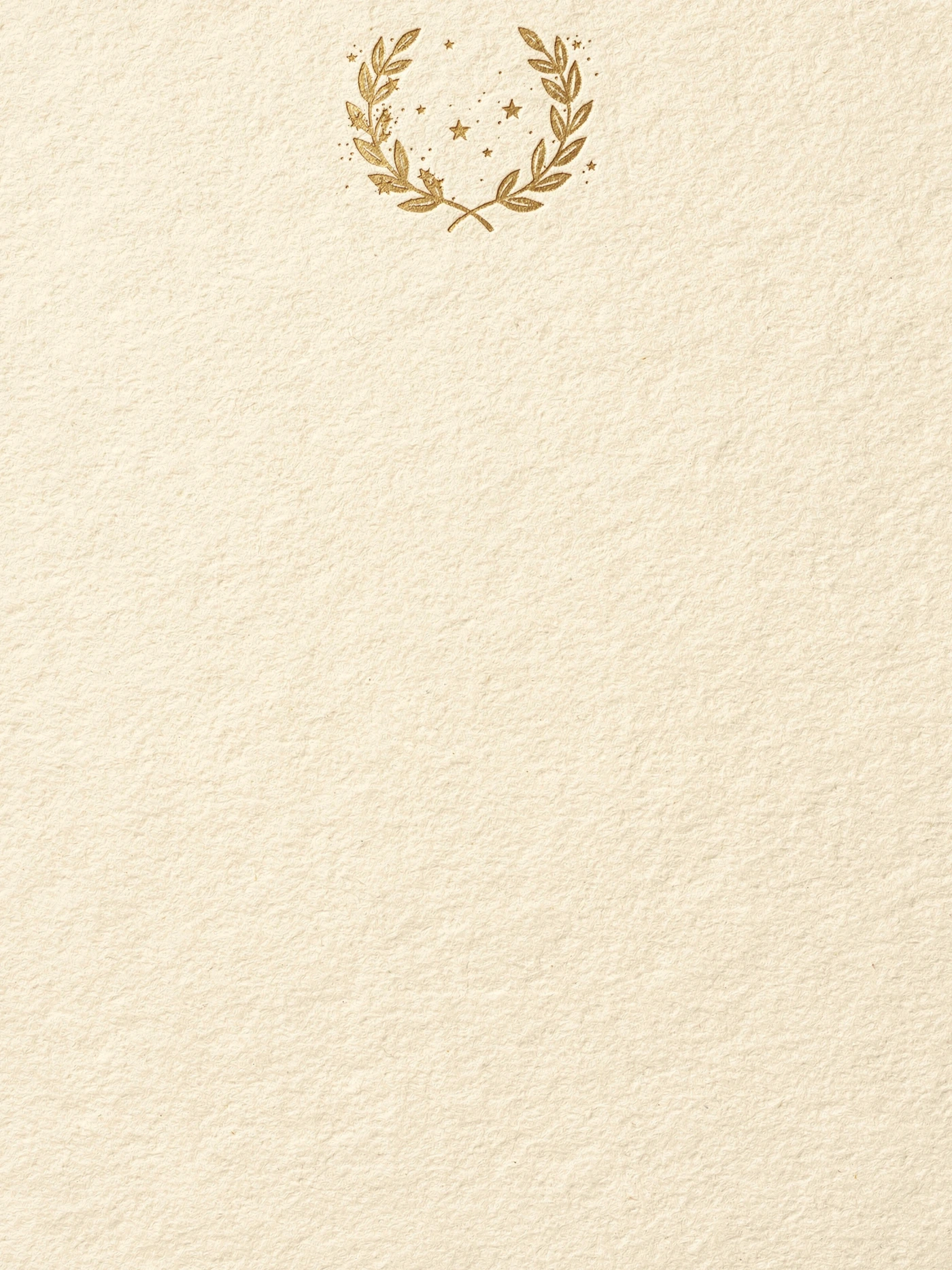 Graduation — Sage Gold Laurel — a free elegant graduation invitation template on InviteDrop