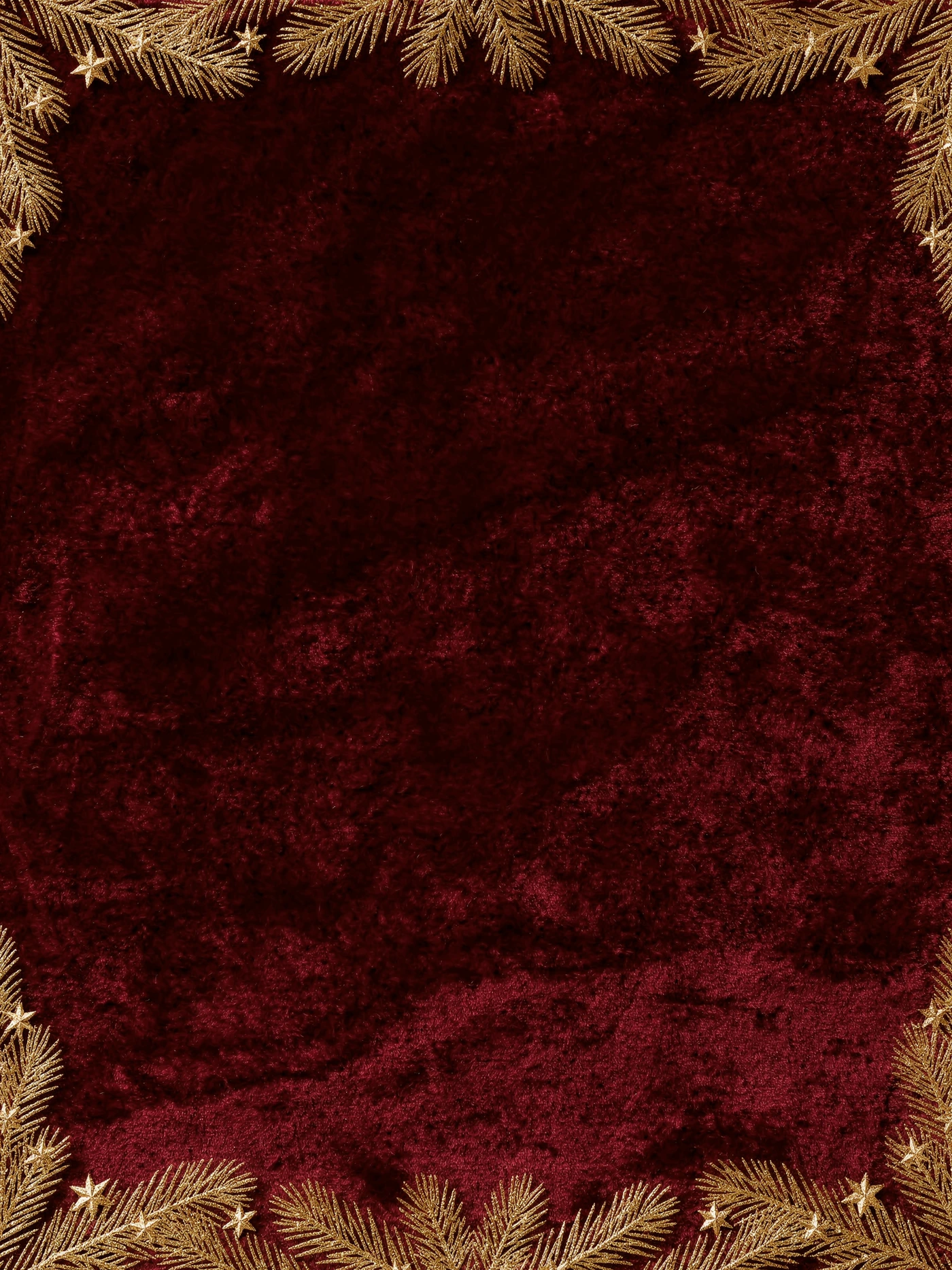 Christmas — Red Velvet Gold — a free red christmas invitation template on InviteDrop