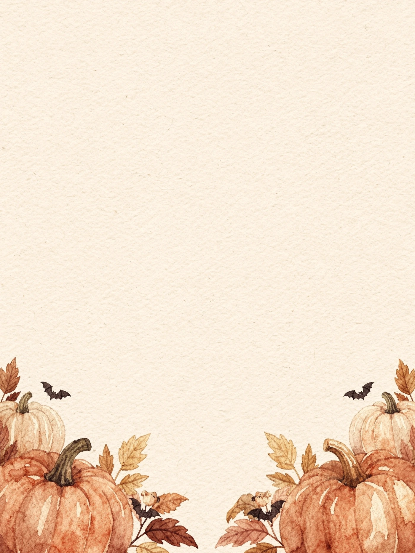 Halloween — Pumpkin Cream halloween invitation template