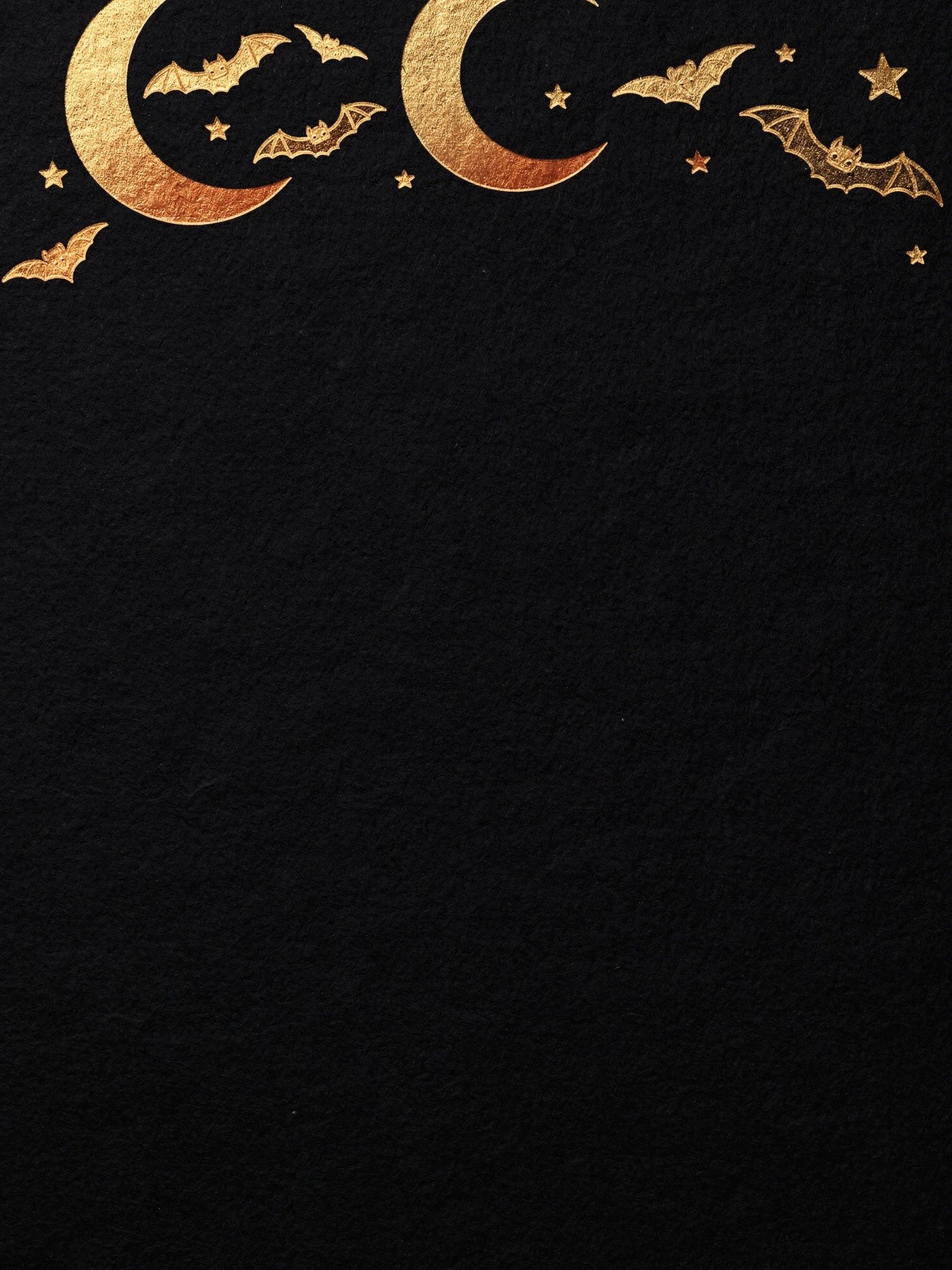 Halloween — Black Orange Moon halloween invitation template