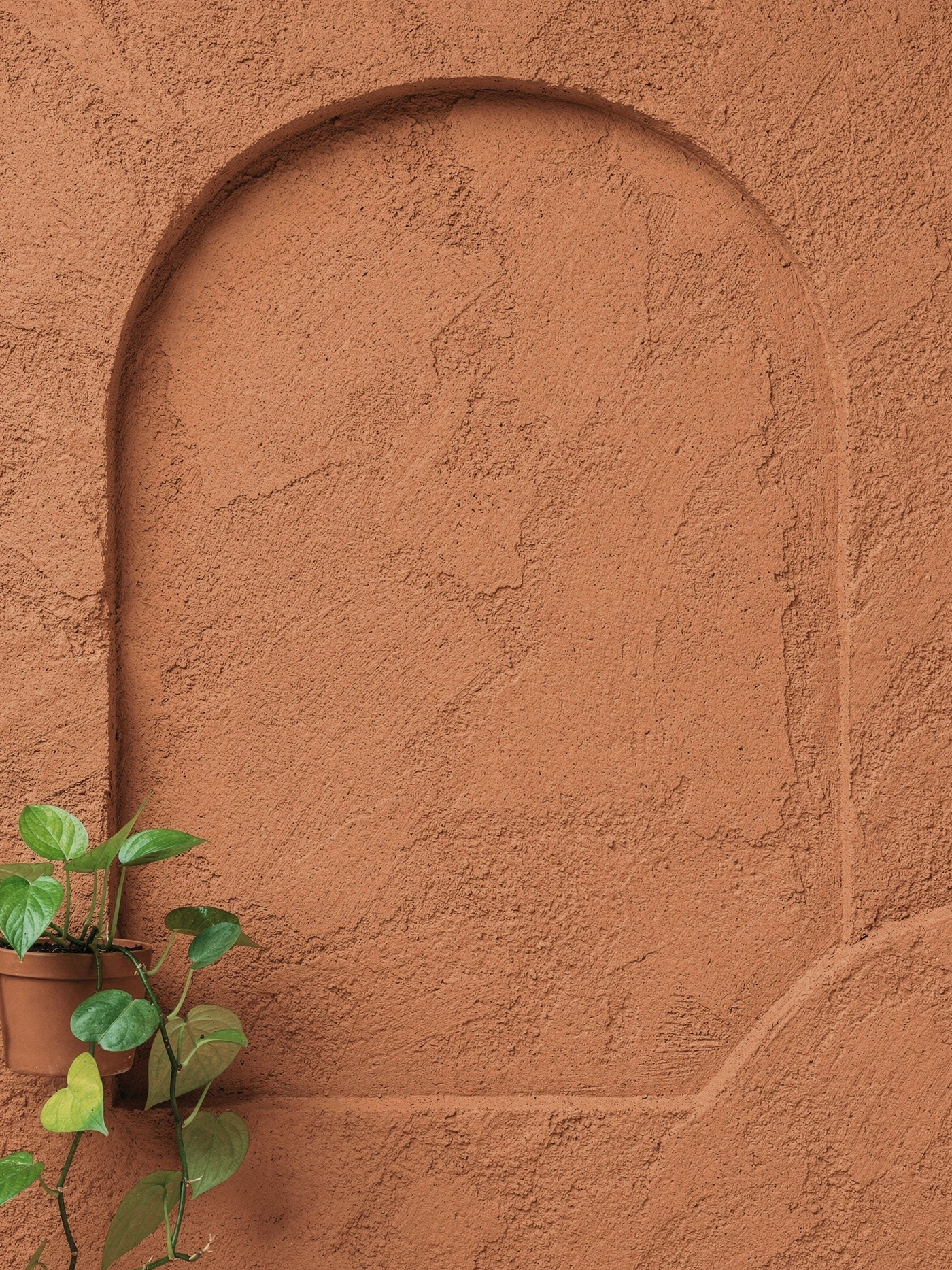 Housewarming — Terracotta Arch — a free neutral housewarming invitation template on InviteDrop