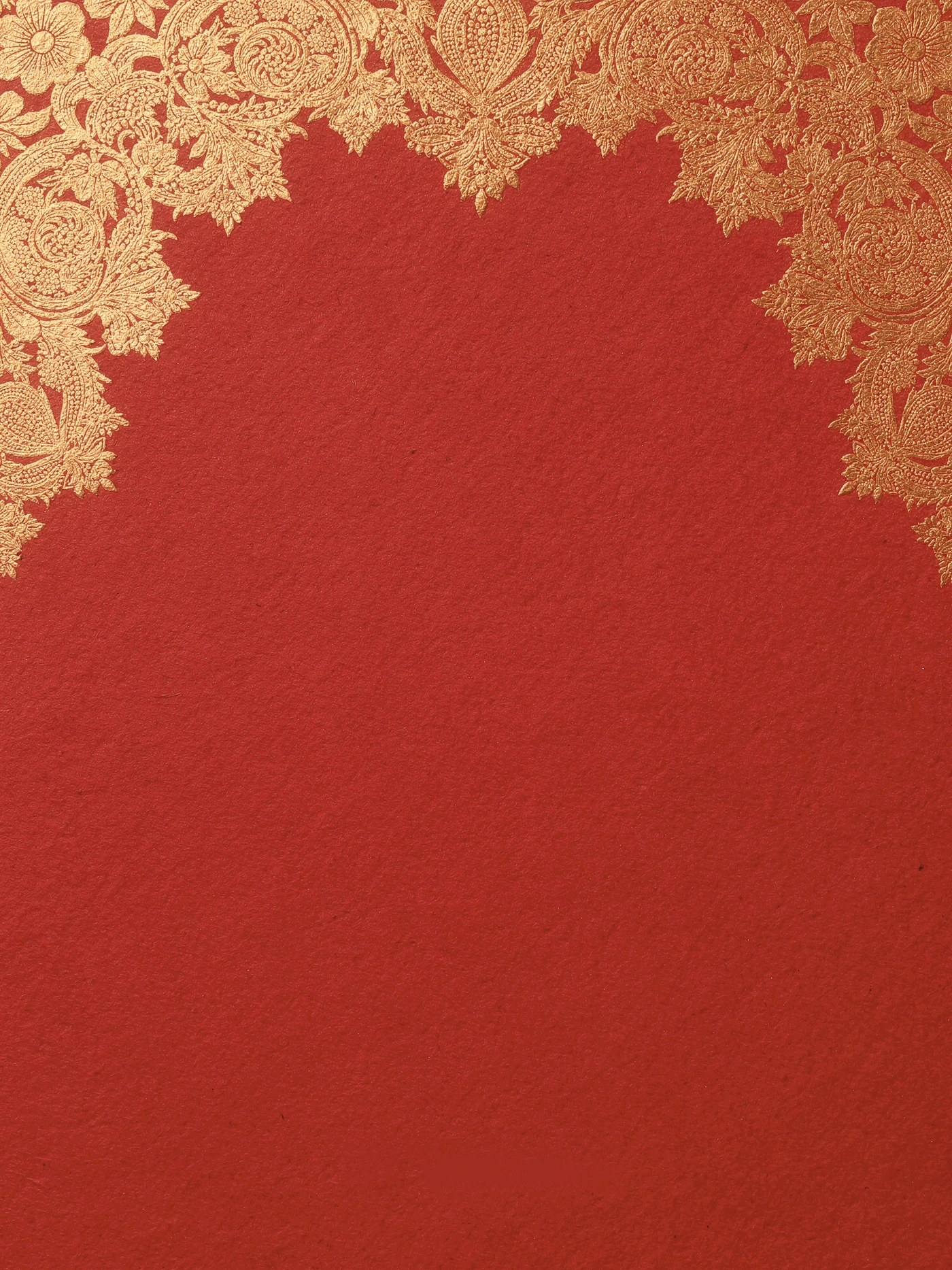 Indian Wedding — Red Gold Floral indian wedding invitation template