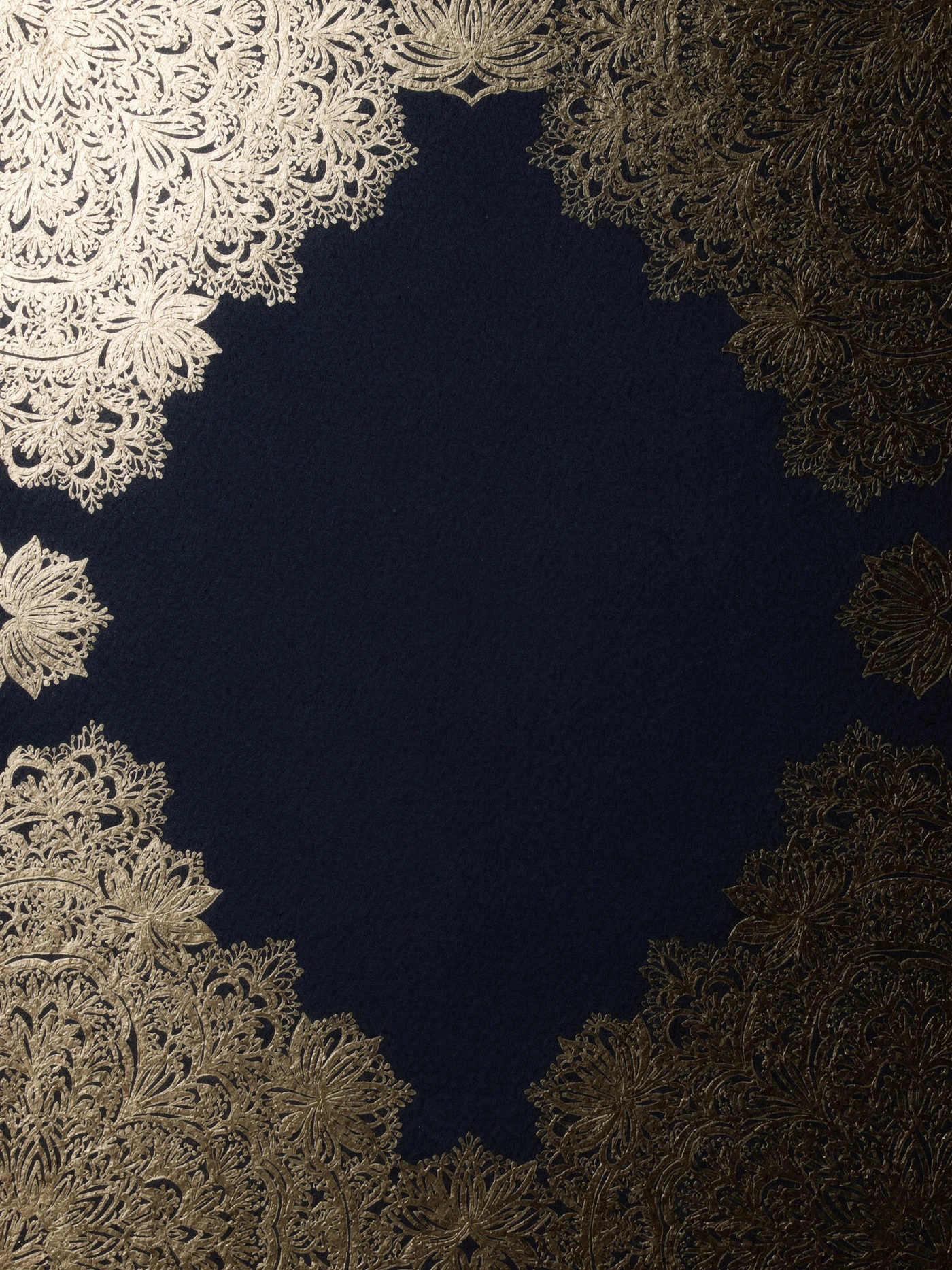 Indian Wedding — Navy Gold Mandala indian wedding invitation template