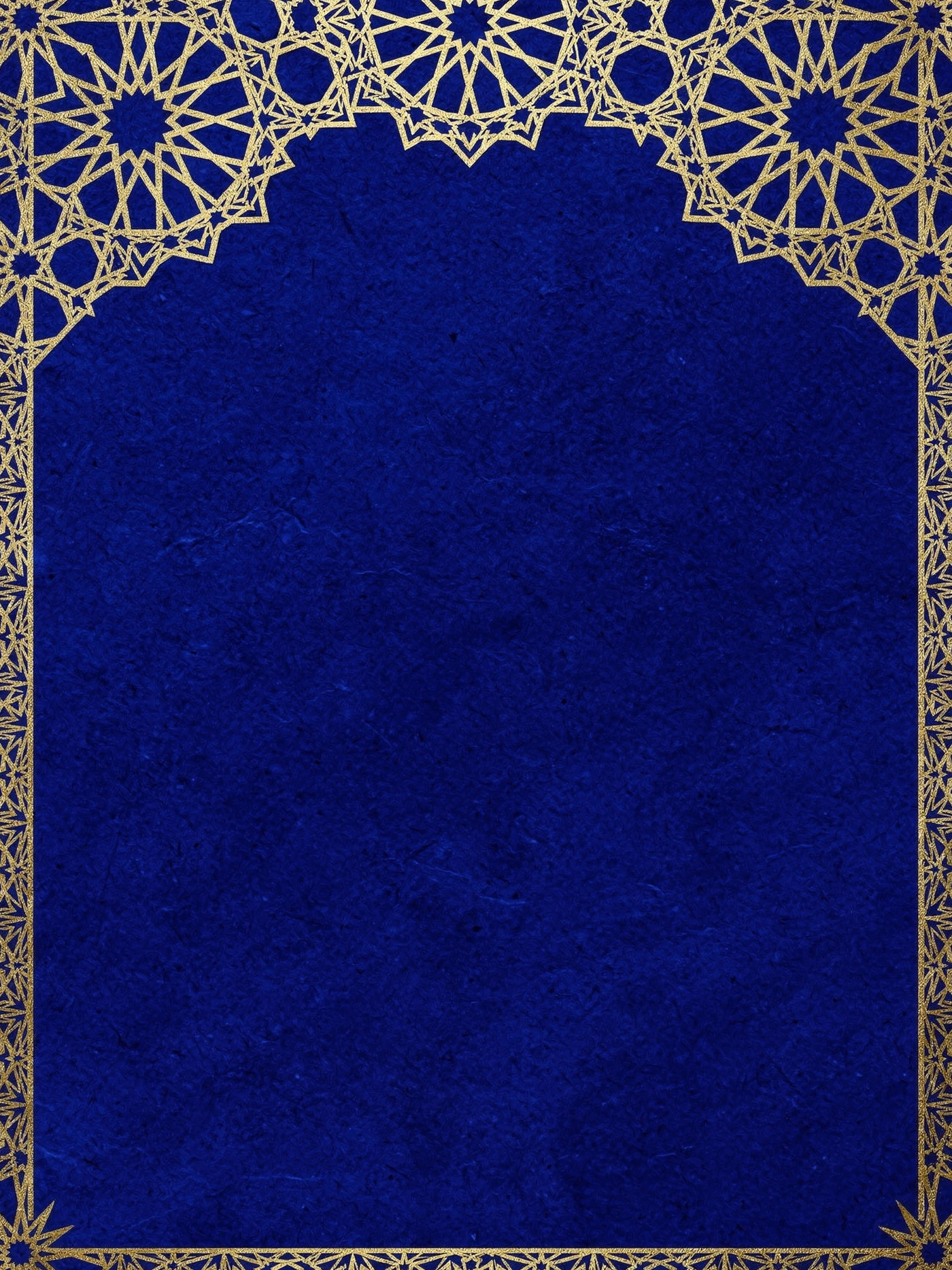 Nikkah — Royal Blue Gold nikkah invitation template
