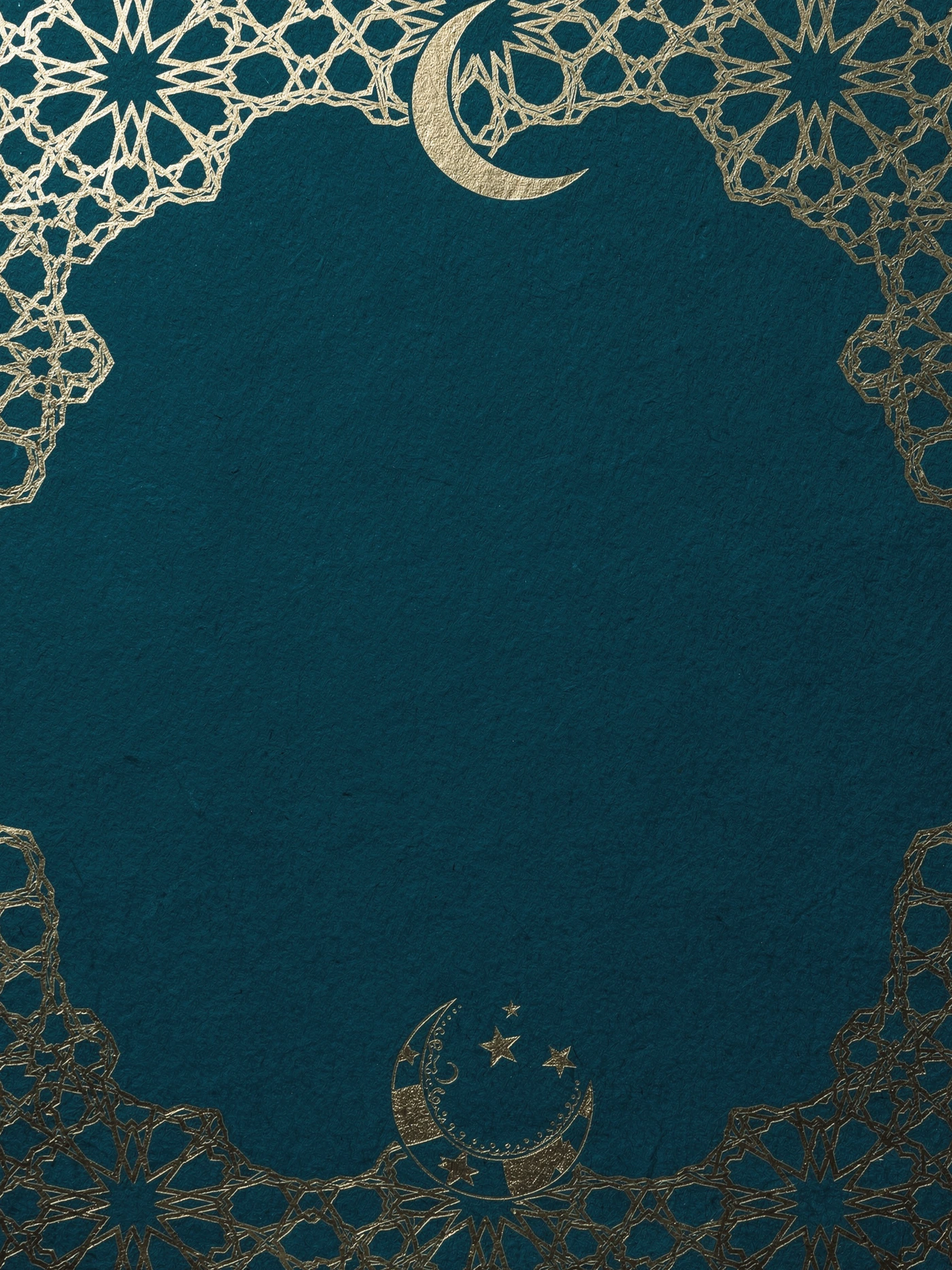Nikkah — Teal Gold Geo nikkah invitation template