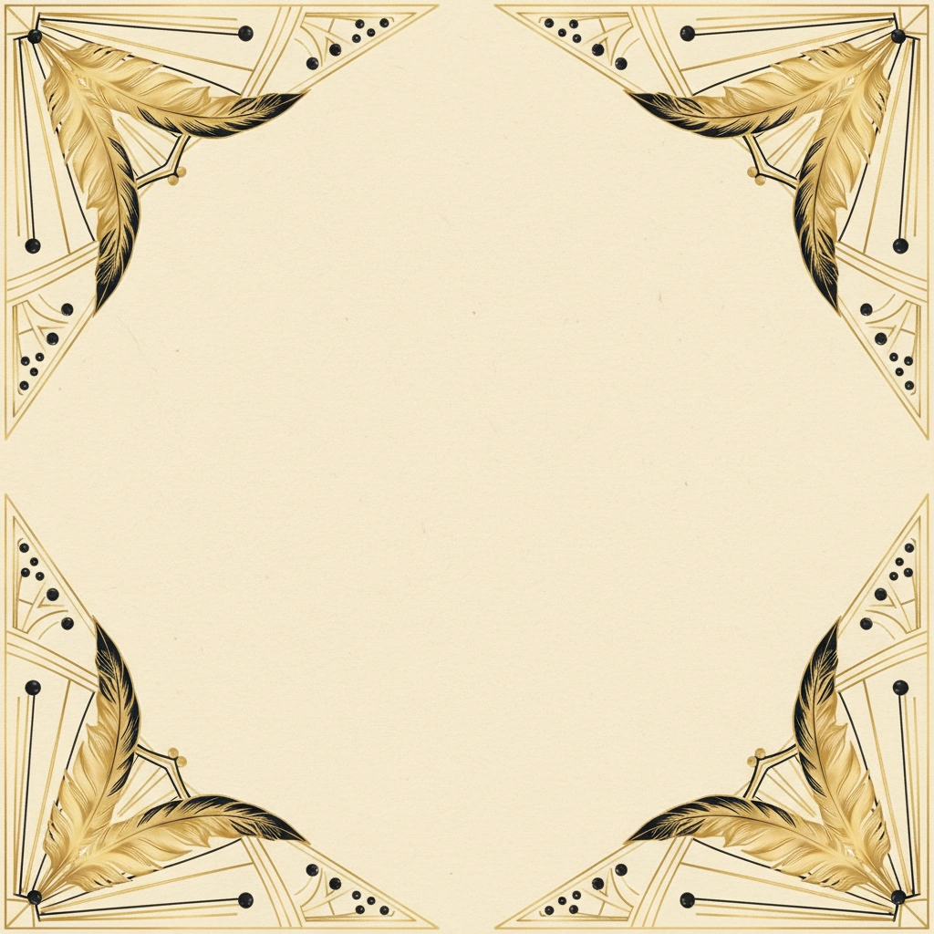 Roaring 20s — a free gold birthday invitation template on InviteDrop