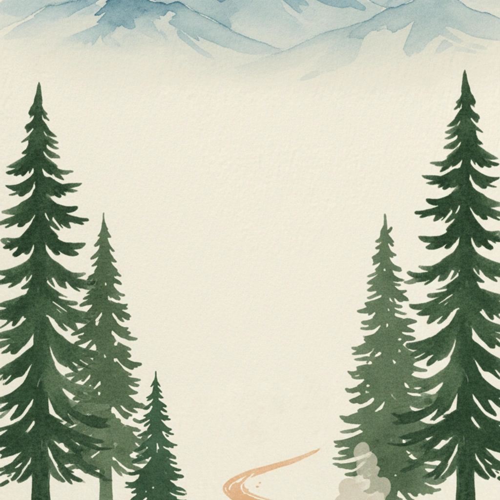Mountain Adventure — a free green birthday invitation template on InviteDrop