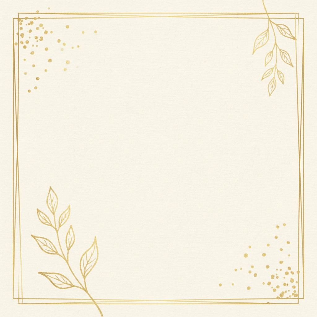Minimalist Gold — a free neutral birthday invitation template on InviteDrop