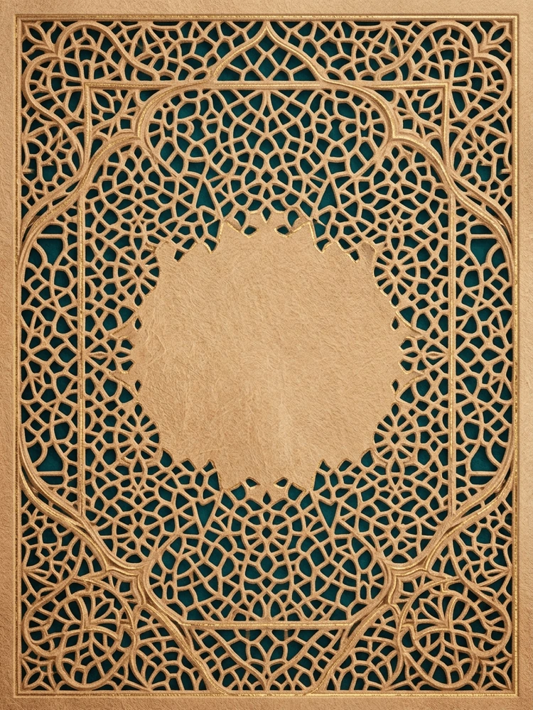Indian Jaali Screen — a free gold birthday invitation template on InviteDrop
