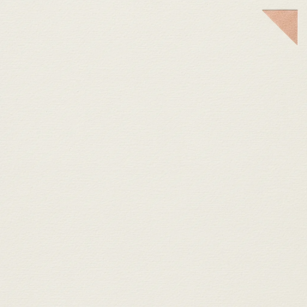 Foil Corner — a free neutral birthday invitation template on InviteDrop