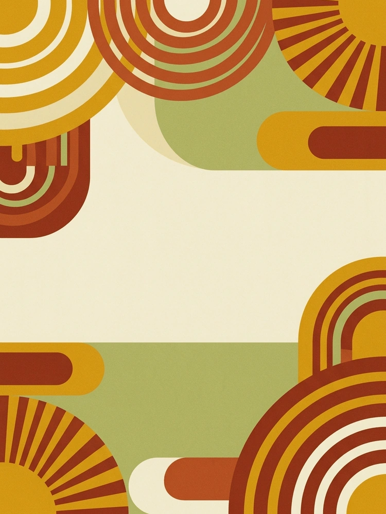 Seventies — a free gold birthday invitation template on InviteDrop