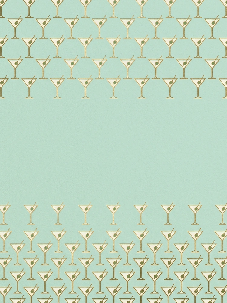 Martini Lounge — a free classic birthday invitation template on InviteDrop