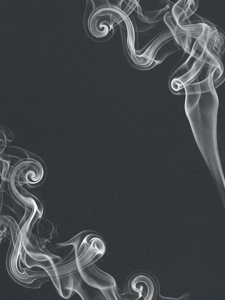 Silver Smoke — a free neutral birthday invitation template on InviteDrop