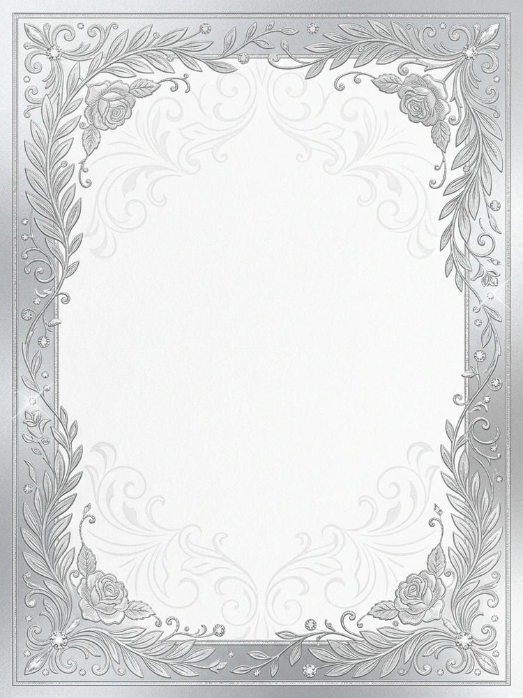 Silver Jubilee — a free classic anniversary invitation template on InviteDrop