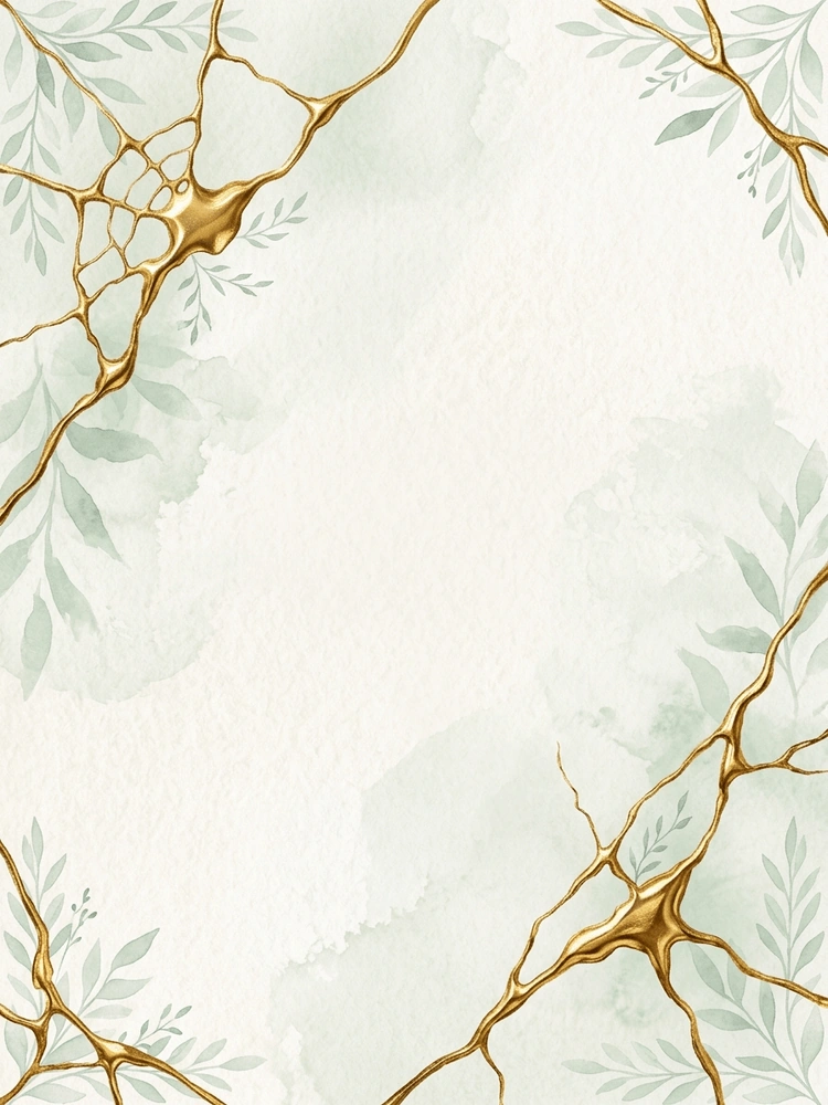 Kintsugi Anniversary — a free classic anniversary invitation template on InviteDrop