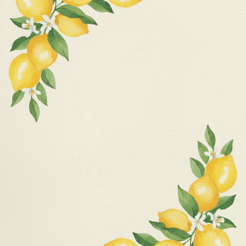 Lemon Fresh — a free modern baby shower invitation template on InviteDrop