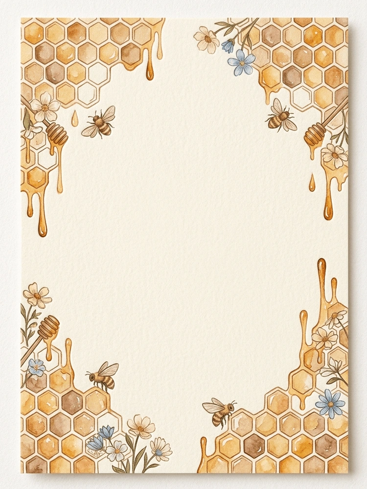 Honey Bee — a free playful baby shower invitation template on InviteDrop
