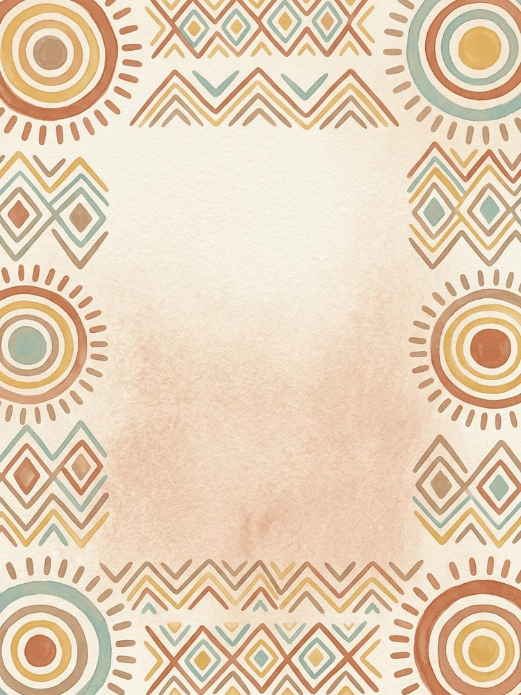 African Lullaby — a free classic baby shower invitation template on InviteDrop