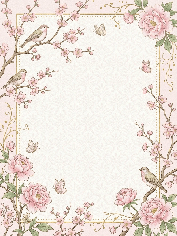 Chinoiserie Nursery — a free classic baby shower invitation template on InviteDrop