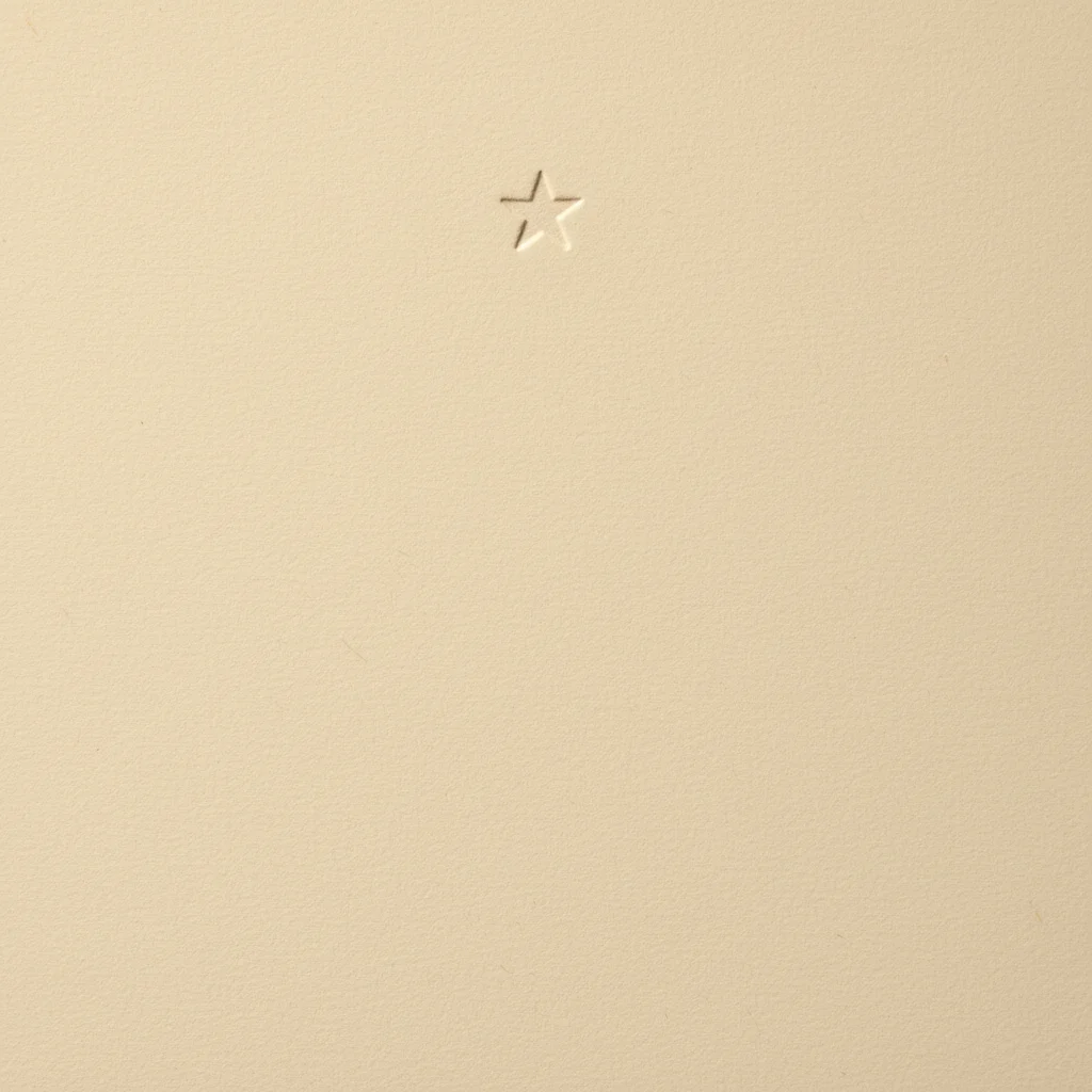 Star Emboss — a free elegant baby shower invitation template on InviteDrop