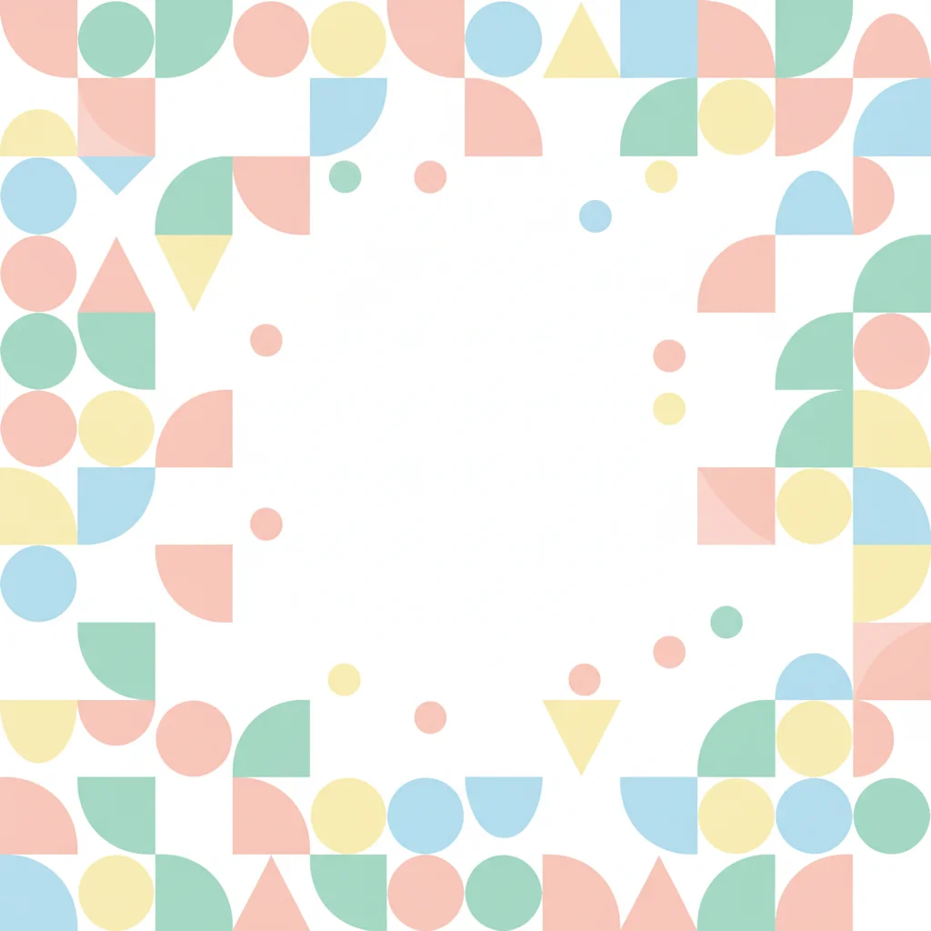 Pastel Geometry — a free playful baby shower invitation template on InviteDrop