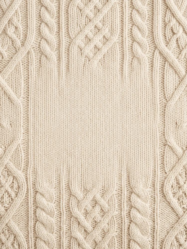Cable Knit — a free classic baby shower invitation template on InviteDrop