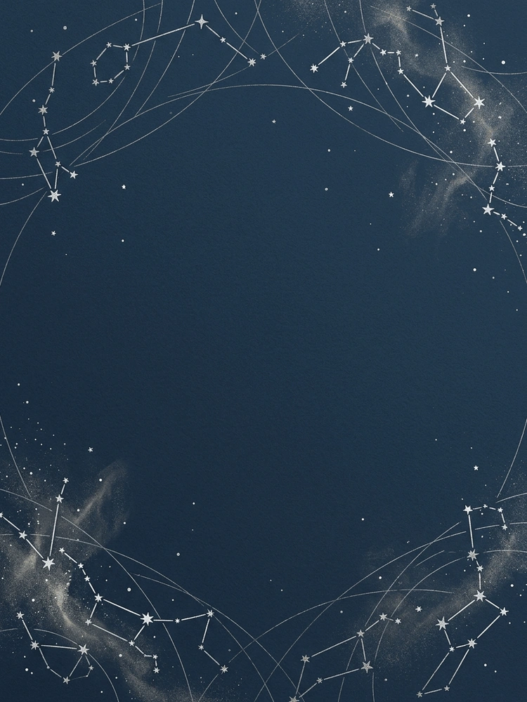 Star Map — a free classic baby shower invitation template on InviteDrop