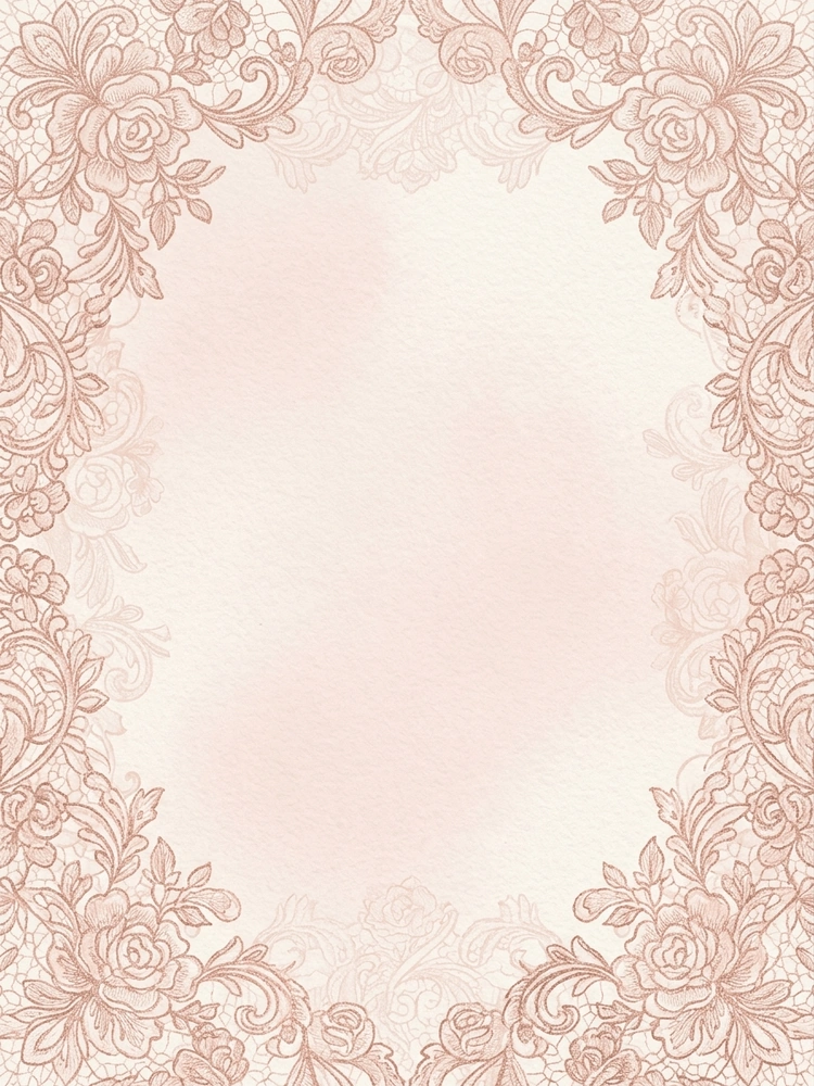 Lace & Love bridal shower invitation template