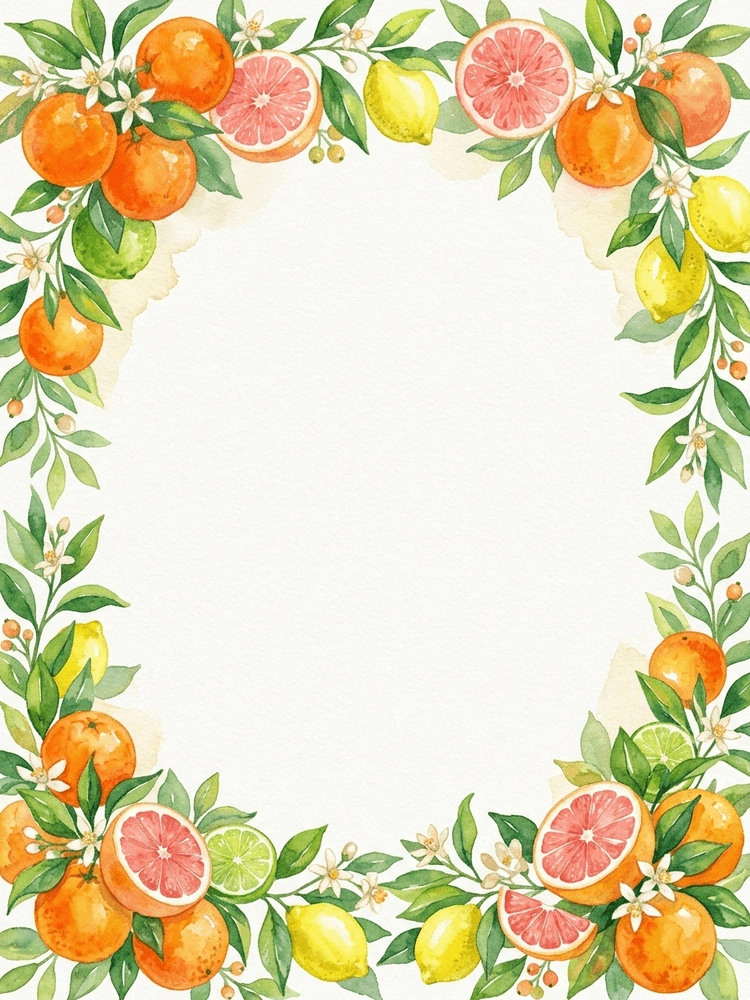 Citrus Brunch — a free playful bridal shower invitation template on InviteDrop