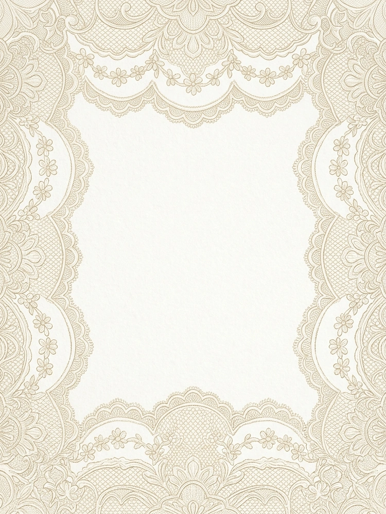 Victorian Lace — a free botanical bridal shower invitation template on InviteDrop