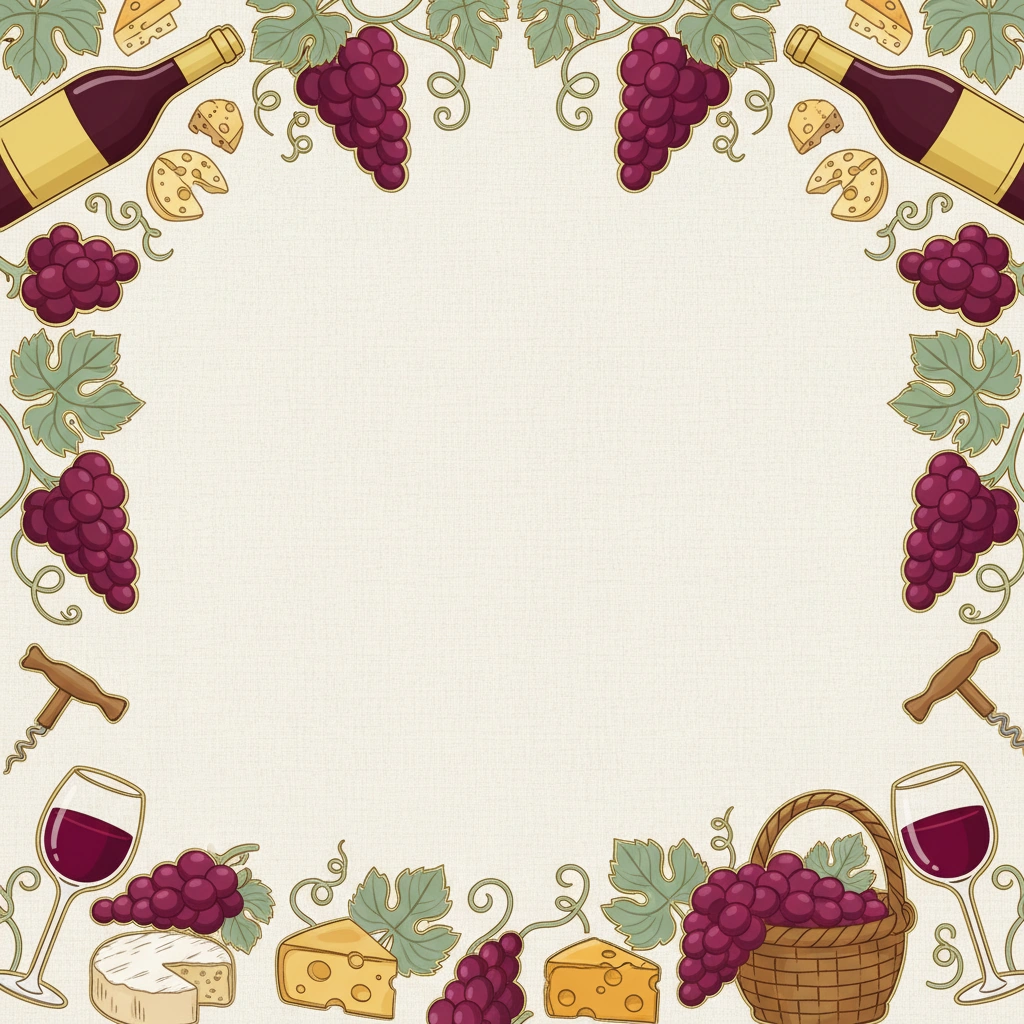 Wine & Cheese — a free elegant baby shower invitation template on InviteDrop