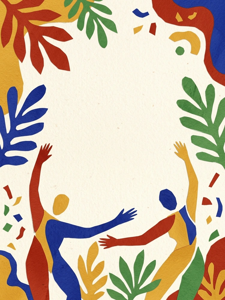 Matisse Love — a free classic engagement invitation template on InviteDrop