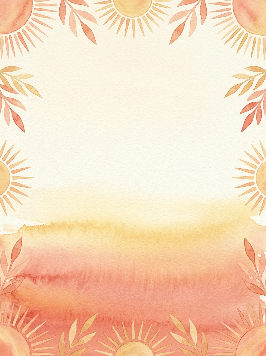 Sunset Horizon — a free classic graduation invitation template on InviteDrop