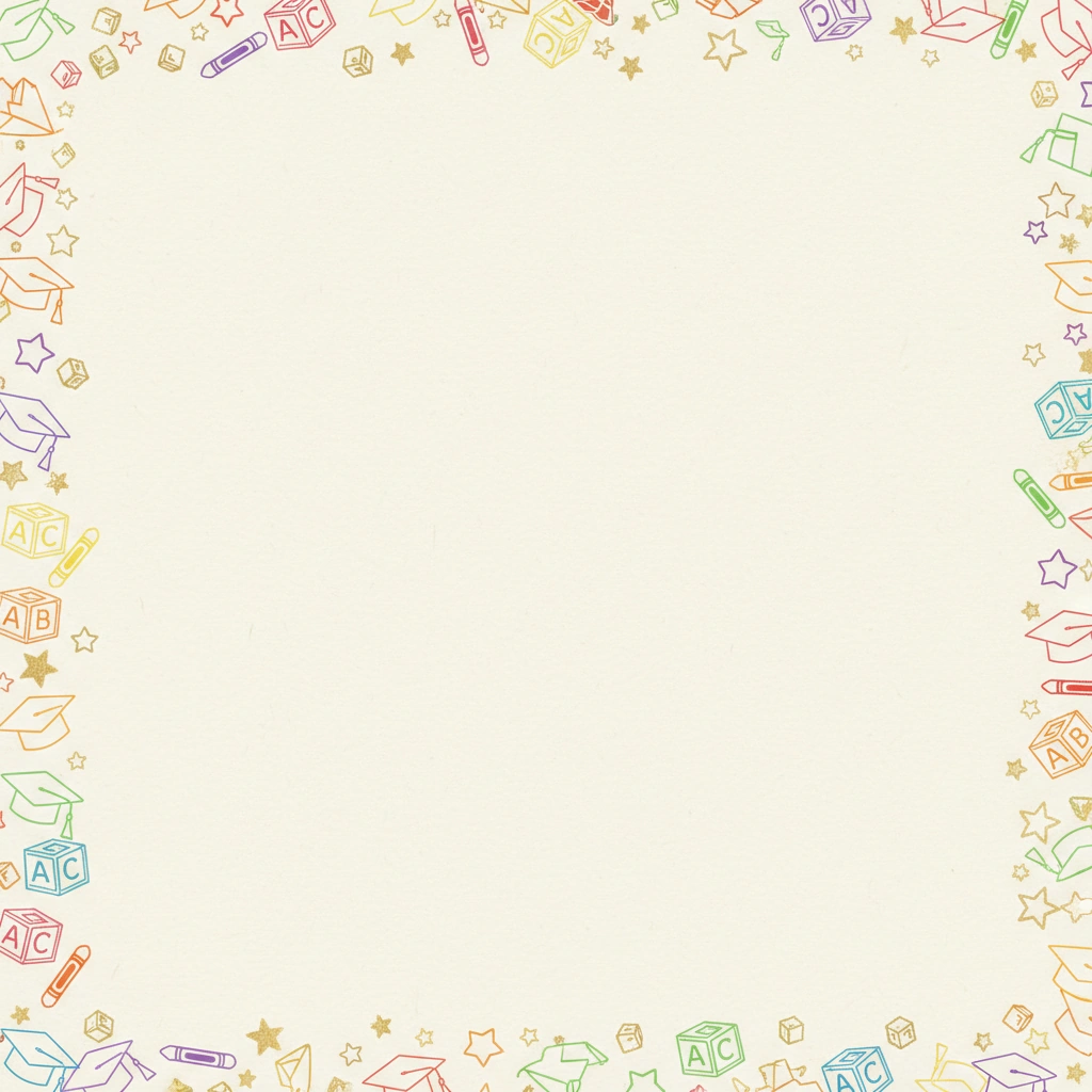 Preschool Kindergarten Grad — a free gold graduation invitation template on InviteDrop