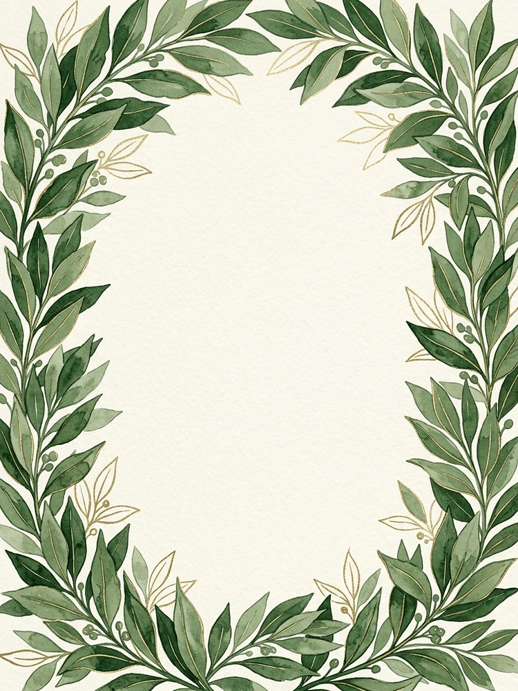 Botanical Achievement — a free classic graduation invitation template on InviteDrop