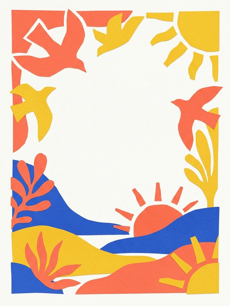 Matisse Horizons — a free gold graduation invitation template on InviteDrop